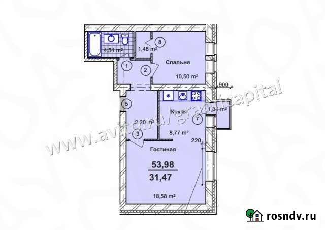 2-комнатная квартира, 52 м², 2/3 эт. на продажу в Ульяновске Ульяновск - изображение 1
