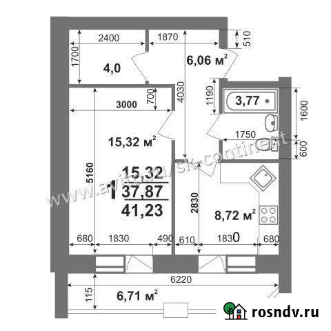 1-комнатная квартира, 44.6 м², 3/5 эт. на продажу в Коврове Ковров - изображение 1