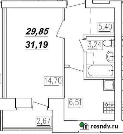 1-комнатная квартира, 30.3 м², 3/5 эт. на продажу в Комсомольском Республики Мордовия Комсомольский