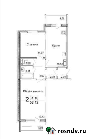 2-комнатная квартира, 68 м², 2/10 эт. на продажу в Саратове Саратов - изображение 1