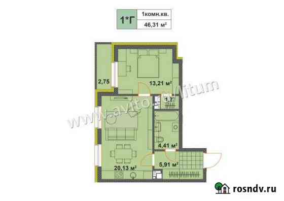 1-комнатная квартира, 46 м², 10/17 эт. на продажу в Ижевске Ижевск