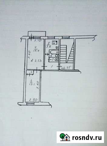 2-комнатная квартира, 44.5 м², 1/5 эт. на продажу в Тайтурке Тайтурка - изображение 1