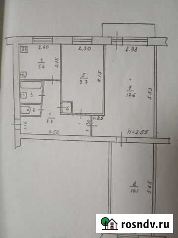 3-комнатная квартира, 58 м², 2/5 эт. на продажу в Вышнем Волочке Вышний Волочек - изображение 1