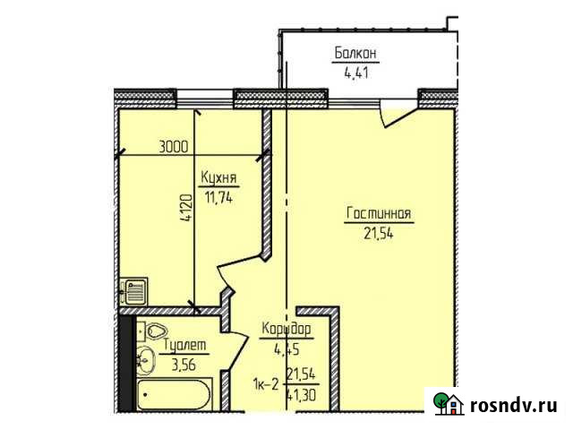 1-комнатная квартира, 41.3 м², 9/22 эт. на продажу в Улан-Удэ Улан-Удэ - изображение 1