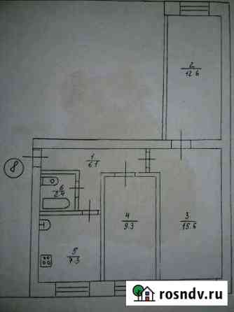 3-комнатная квартира, 53 м², 2/2 эт. на продажу в Черлаке Черлак