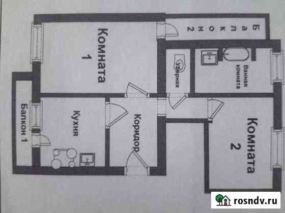 2-комнатная квартира, 73.4 м², 1/2 эт. на продажу в Томилино Томилино