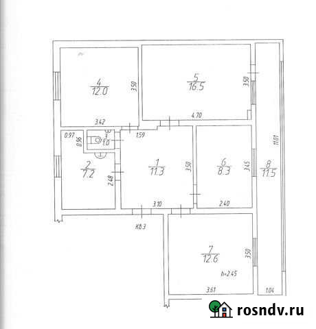 3-комнатная квартира, 68.9 м², 2/2 эт. на продажу в Ханты-Мансийске Ханты-Мансийск - изображение 1