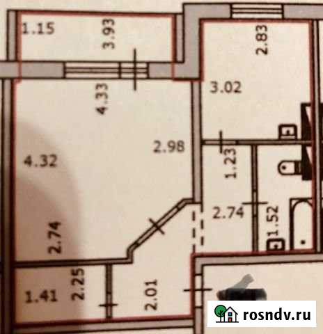 1-комнатная квартира, 42.7 м², 3/9 эт. на продажу в Пыть-Яхе Пыть-Ях - изображение 1