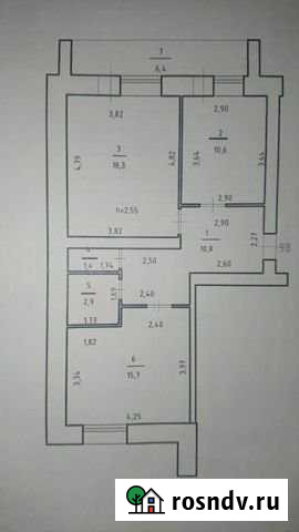 2-комнатная квартира, 63 м², 1/5 эт. на продажу в Октябрьском Республики Башкортостан Октябрьский - изображение 1