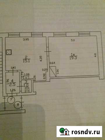 1-комнатная квартира, 38 м², 2/3 эт. на продажу в Гусеве Гусев - изображение 1