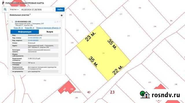 Участок СНТ, ДНП 8 сот. на продажу в Геленджике Геленджик - изображение 1