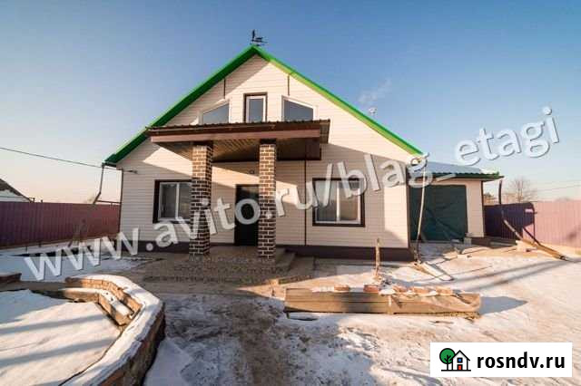Коттедж 167 м² на участке 10 сот. на продажу в Благовещенске Амурской области Благовещенск - изображение 1