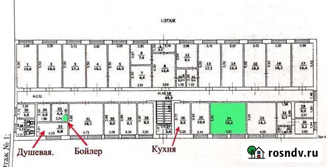 Комната 20 м² в 1-ком. кв., 1/2 эт. на продажу в Прохоровке Прохоровка - изображение 1