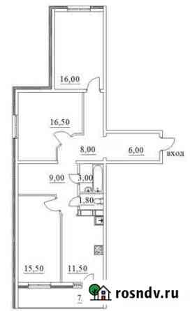 3-комнатная квартира, 88.1 м², 7/16 эт. на продажу в Петрозаводске Петрозаводск