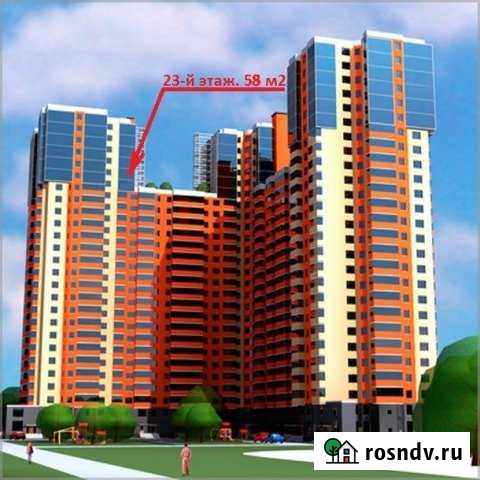 Квартира-студия, 59 м², 23/27 эт. на продажу в Балашихе Балашиха - изображение 1