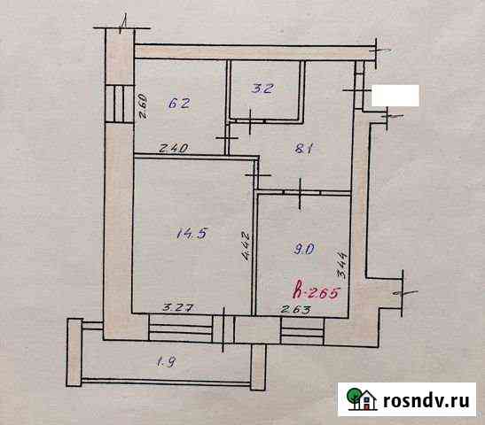 2-комнатная квартира, 42.9 м², 8/9 эт. на продажу в Стрежевом Стрежевой