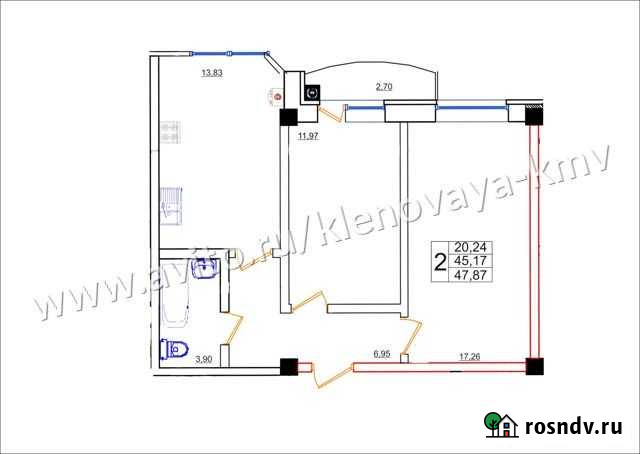 1-комнатная квартира, 49.4 м², 6/7 эт. на продажу в Ессентуках Ессентуки - изображение 1