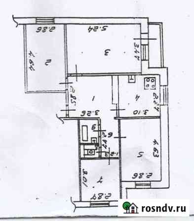 4-комнатная квартира, 78 м², 1/10 эт. на продажу в Липецке Липецк