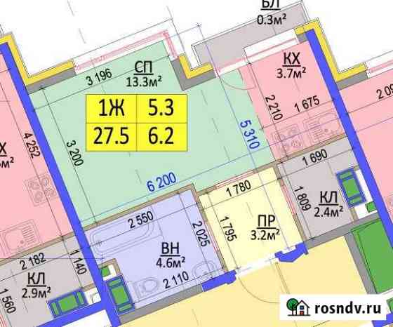 1-комнатная квартира, 28 м², 9/24 эт. на продажу в Коммунарке Коммунарка