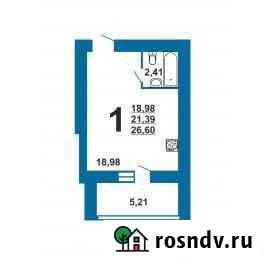 Квартира-студия, 22.4 м², 4/10 эт. на продажу в Рязани Рязань