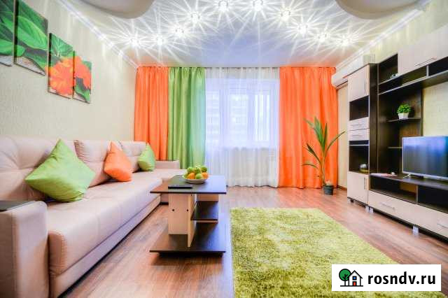 2-комнатная квартира, 66 м², 3/10 эт. в аренду посуточно в Челябинске Челябинск - изображение 1