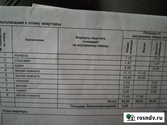3-комнатная квартира, 62.9 м², 7/9 эт. на продажу в Старом Осколе Старый Оскол - изображение 1