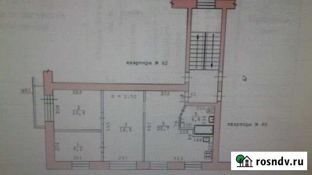 4-комнатная квартира, 61.1 м², 3/5 эт. на продажу в Малышевой Малышева - изображение 1
