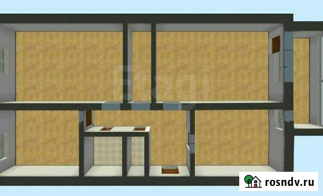 3-комнатная квартира, 62 м², 1/2 эт. на продажу в Тобольске Тобольск - изображение 1