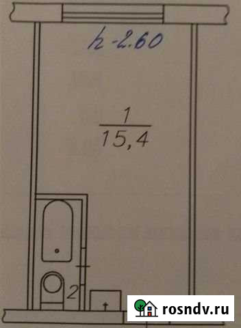 Квартира-студия, 17.3 м², 1/5 эт. на продажу в Красноярске Красноярск - изображение 1