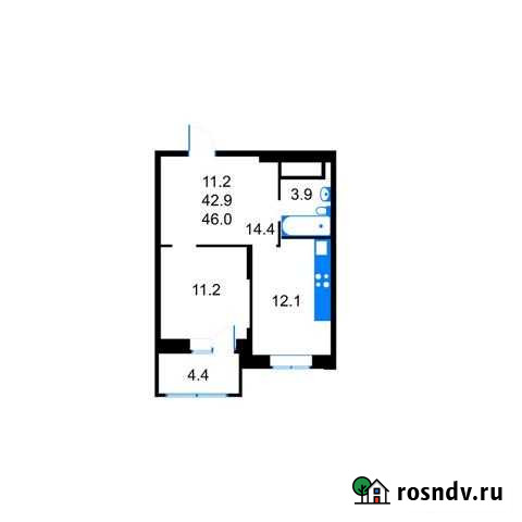 1-комнатная квартира, 44 м², 13/17 эт. на продажу в Королеве Королев - изображение 1
