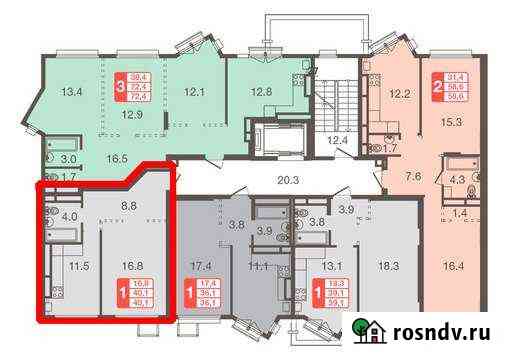 3-комнатная квартира, 64.8 м², 1/5 эт. на продажу в Химках Химки