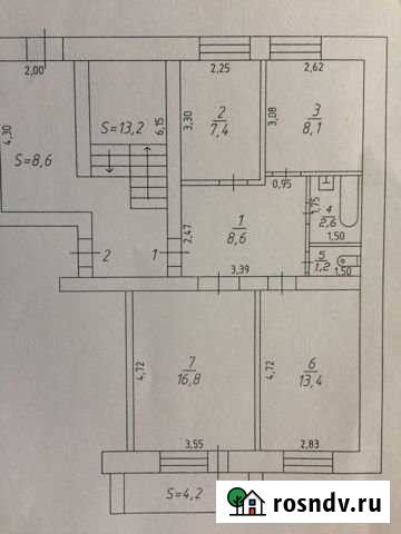 3-комнатная квартира, 58 м², 1/5 эт. на продажу в Заводоуковске Заводоуковск - изображение 1