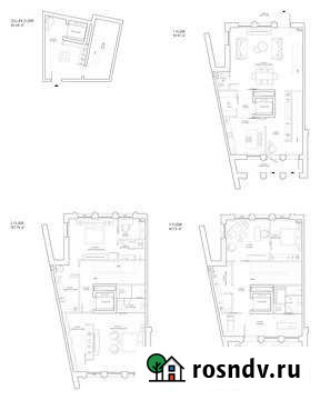 5-комнатная квартира, 318.8 м², 1/1 эт. на продажу в Москве Москва - изображение 1