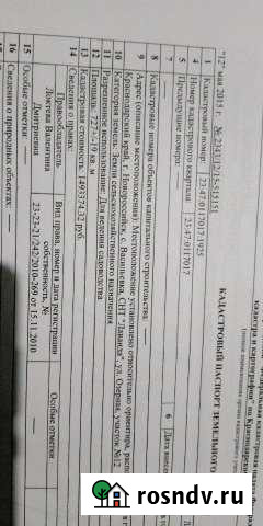 Участок ИЖС 8 сот. на продажу в Новороссийске Новороссийск - изображение 1