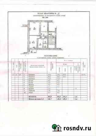 3-комнатная квартира, 86 м², 2/4 эт. на продажу в Оби Обь