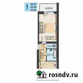 1-комнатная квартира, 38 м², 4/5 эт. на продажу в Салавате Салават