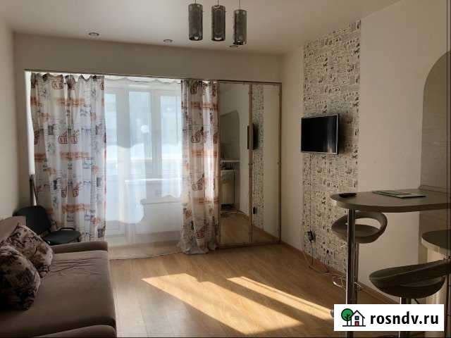 Квартира-студия, 30 м², 4/12 эт. в аренду на длительный срок в Иркутске Иркутск - изображение 1