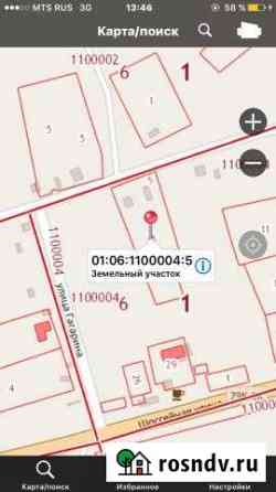 Дом 50 м² на участке 4.5 сот. на продажу в Понежукае Понежукай