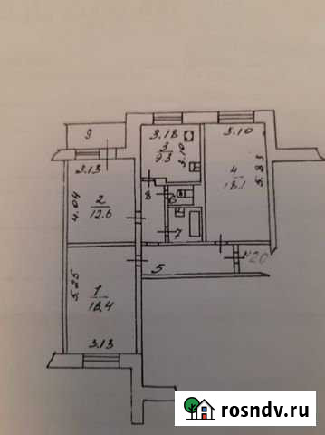 3-комнатная квартира, 73 м², 5/10 эт. на продажу в Курске Курск - изображение 1