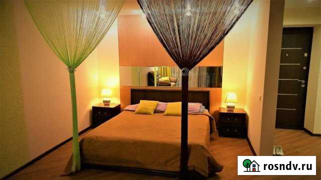 Квартира-студия, 35 м², 4/14 эт. в аренду посуточно в Комсомольске-на-Амуре Комсомольск-на-Амуре - изображение 1