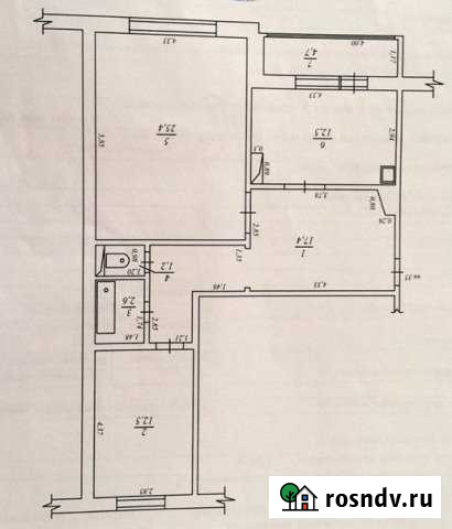 2-комнатная квартира, 71 м², 5/5 эт. на продажу в Белоярском Ханты-Мансийского АО Белоярский - изображение 1