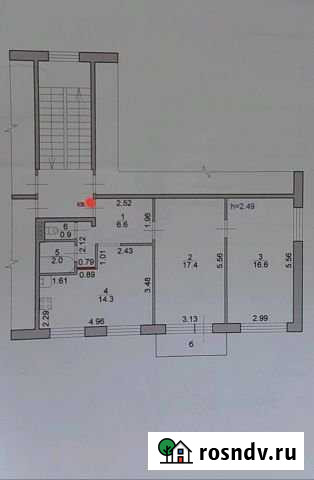2-комнатная квартира, 58 м², 2/2 эт. на продажу в Райчихинске Райчихинск - изображение 1