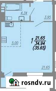 Квартира-студия, 36 м², 1/16 эт. на продажу в Брянске Брянск - изображение 1