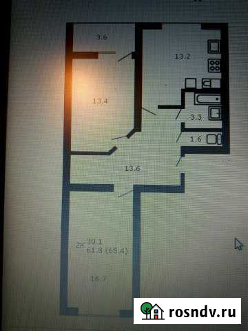2-комнатная квартира, 66 м², 1/10 эт. на продажу в Иваново Иваново - изображение 1