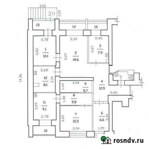 Торговое помещение, 108.4 кв.м. Череповец