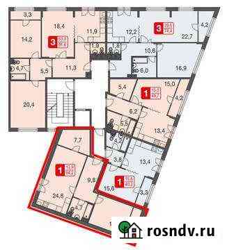 1-комнатная квартира, 64.5 м², 2/5 эт. на продажу в Химках Химки