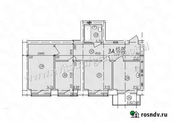 3-комнатная квартира, 65 м², 3/7 эт. на продажу в Ульяновске Ульяновск
