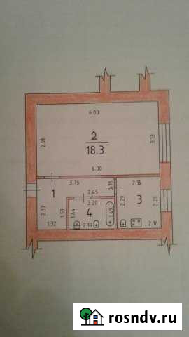 1-комнатная квартира, 32 м², 4/5 эт. на продажу в Строителе Тамбовской области Строитель - изображение 1