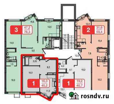 1-комнатная квартира, 40.2 м², 2/5 эт. на продажу в Химках Химки