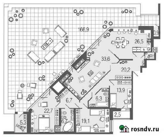 4-комнатная квартира, 163.3 м², 9/13 эт. на продажу в Санкт-Петербурге Санкт-Петербург